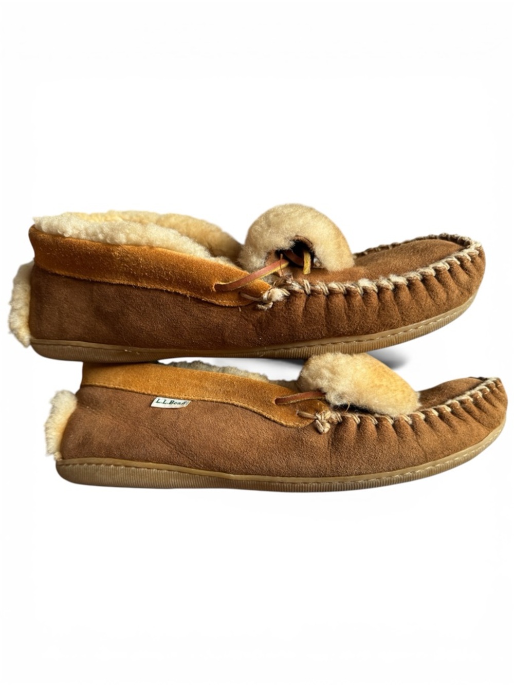 L. L. Bean | Men’s Wicked Good Suede Fluffy Slippers